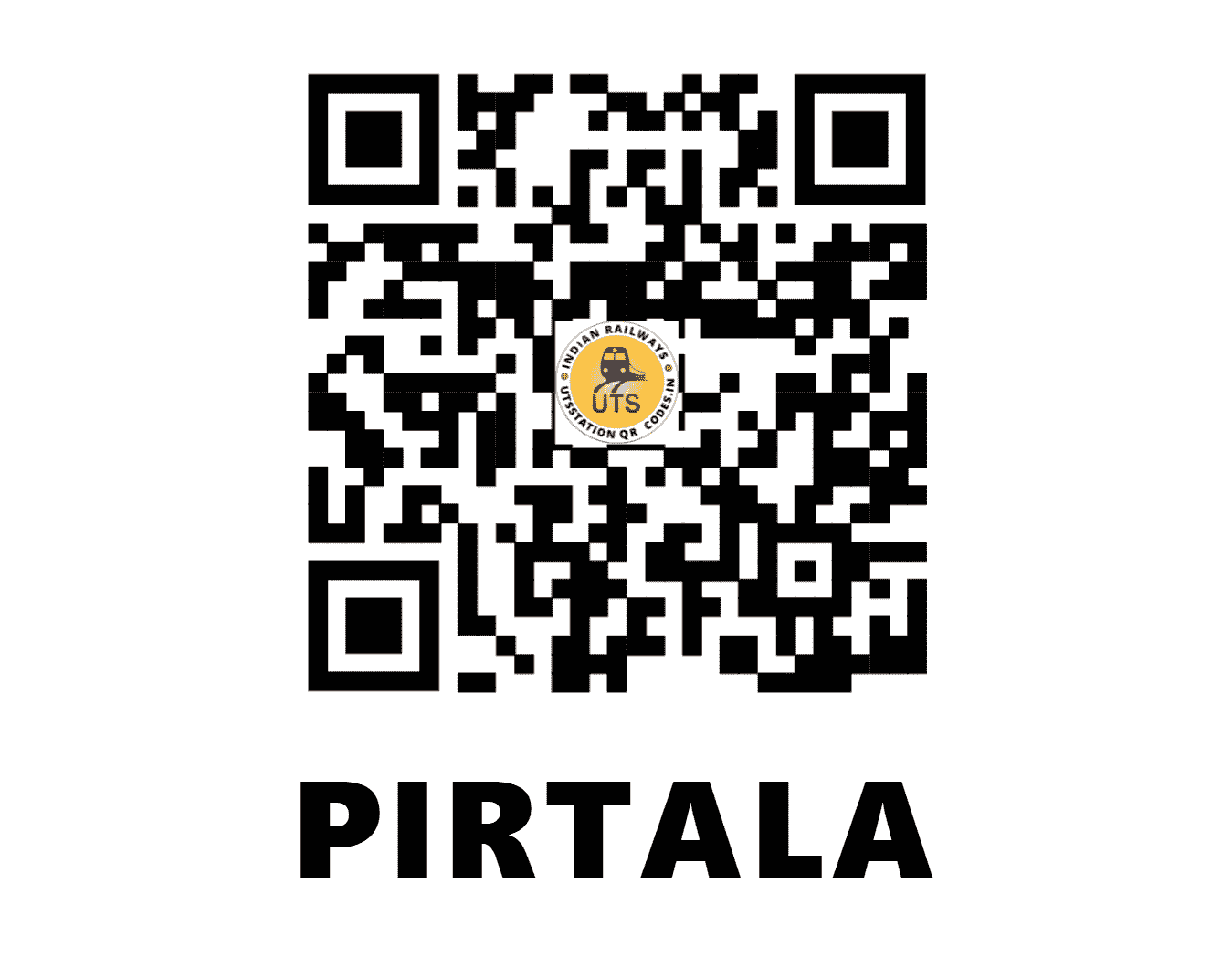 UTS QR Code for PIRTALA - PRTL (ER - WEST BENGAL)